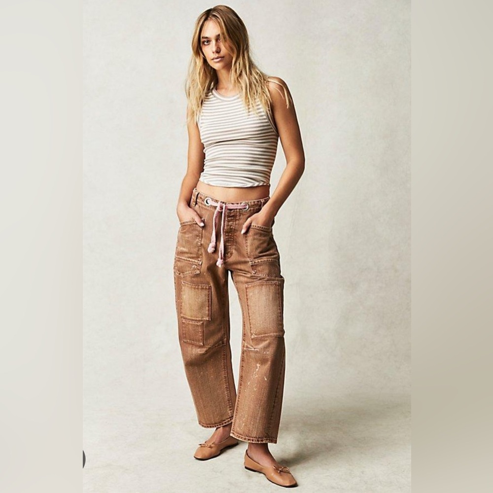 Free People Moxie Barrel Jeans